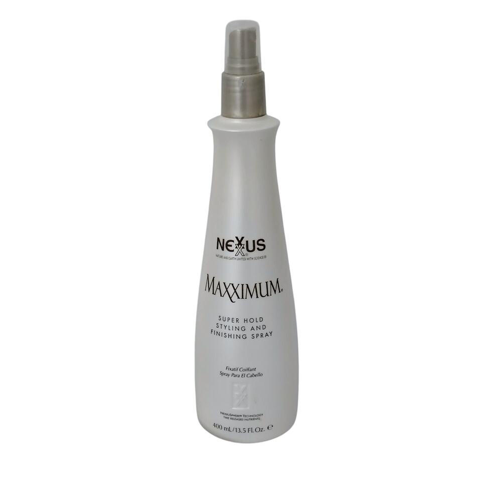 Nexxus Maxximum Super Hold Styling Finishing Hair Spray 13.5 oz Original Formula